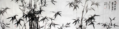【已售】北京美协张春奇八对开《清风高节》