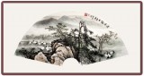 【已售】邹本财 扇画《情系鹤乡》 公主岭市美协常务副主席