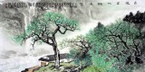 【已售】桂林美协黄云鸿四尺山水画《雨后空林诗意图》