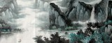 【已售】小八尺精品国画山水《江山如画》