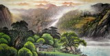 【已售】四尺山水画《晨曦》