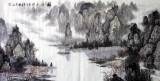 【已售】四尺漓江山水画《漓江秋韵》