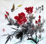 【已售】张春奇三尺斗方画《春醉》（询价）