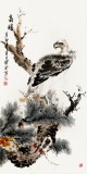 【已售】名家王宝钦精品三尺《高瞻》已裱轴（询价）