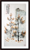【已售】李明成三尺写意国画《栋梁之才》
