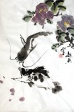 【已售】湖北美协庾超然小尺寸花鸟画