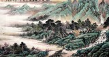 【已售】精品客厅小八尺山水画《春水流香》