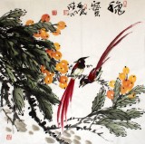 【已售】四川省美协会员邹皓羽四尺斗方作品《秋实》