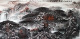 【已售】山水画名家杨占山小丈二山水
