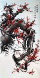 【已售】四尺梅花图《寒香争春》