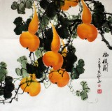 【已售】风水葫芦画《福禄图》