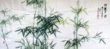 【已售】北京美协张春奇小六尺《竹报平安》