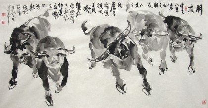 【已售】辽宁美协孤鸿四尺精品《朋友》
