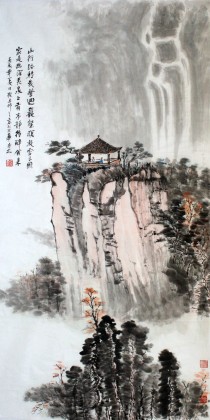 【已售】老庄四尺诗意山水