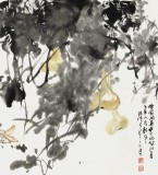 【已售】孤鸿四尺写意人物画《农家闲来梦一回》