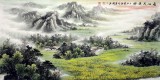 【已售】四尺国画山水《遍地是黄金》
