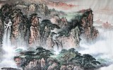 【已售】实力派画家王凌云六尺山水画《黄山揽胜》