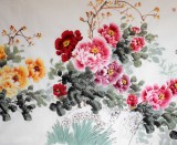 【已售】牡丹名家王宝钦六尺《富贵吉祥》(询价)