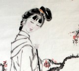 李立辰四尺红楼梦《黛玉葬花》河北著名仕女画家（询价）