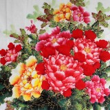 【已售】六尺国画牡丹《花开富贵》