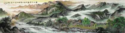 【已售】小丈二山水《好山十里都如画》
