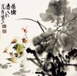 【已售】广西画院副院长谢韵南小品《荷塘清风》
