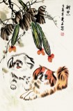 【已售】儿童房间装饰国画《秋思》