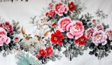【已售】王宝钦六尺精品牡丹图《富贵荣华》(询价）