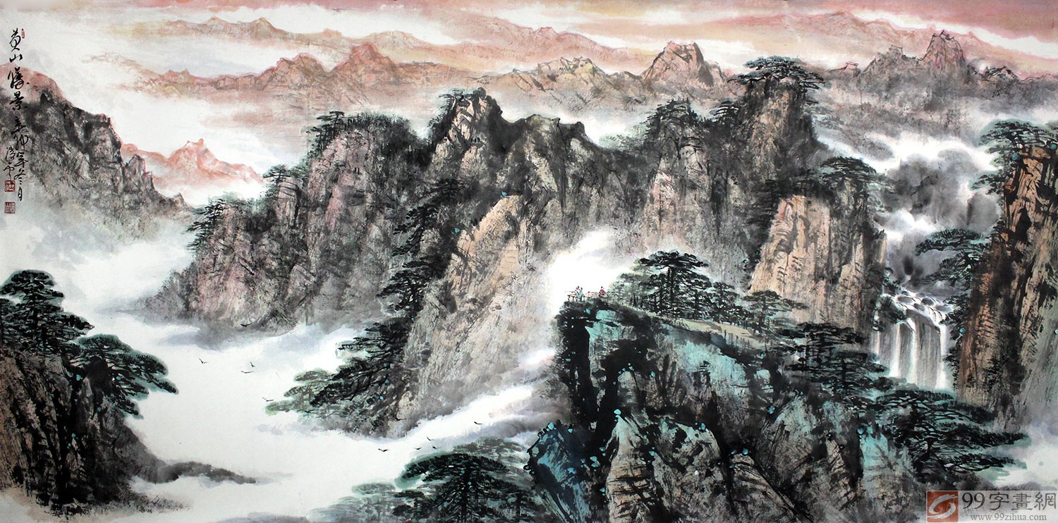 王凌云山水画:山水逸趣 诗意笔墨