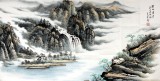 【已售】徐来选四尺山水画作品《蜀山秀色》