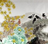 【已售】王宝钦精品六尺斗方《和谐图》(询价)
