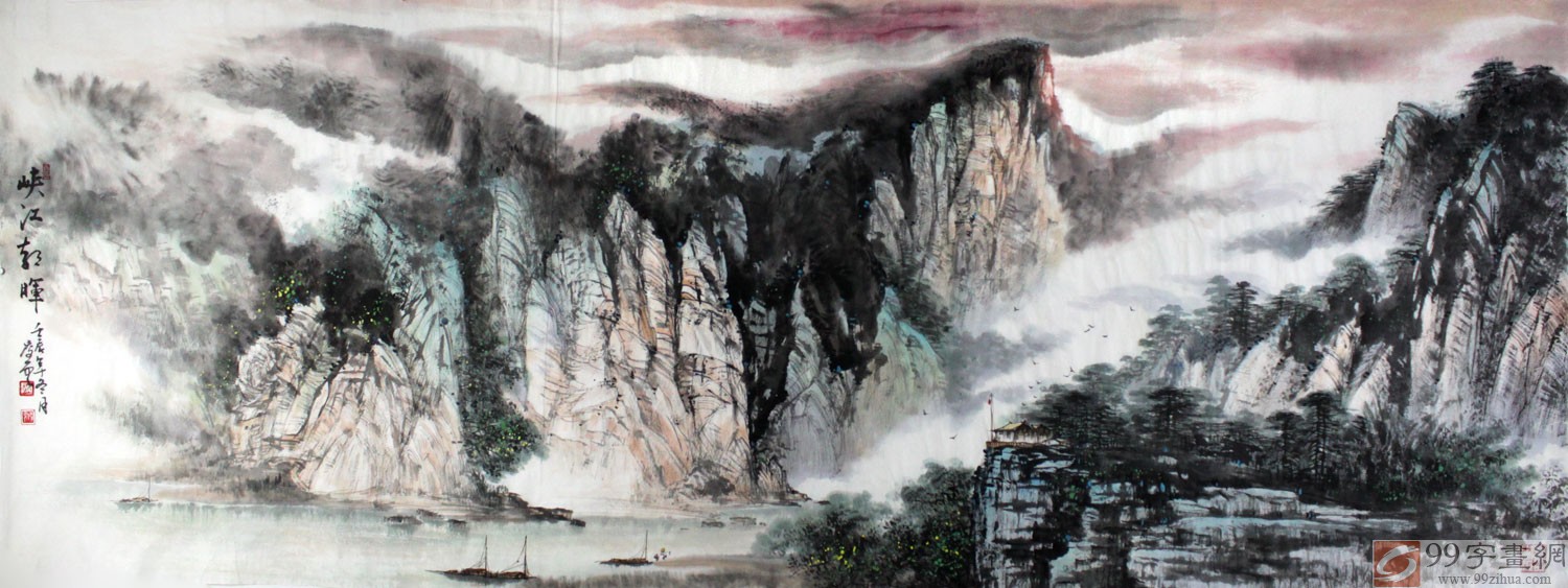 王振邦,原名王振锁,字凌云,号云林漫士,1970年生于山东阳谷,职业画家。90年代毕业于山艺,后追随书画名家卢加先生习画至今,而后受山水画家宋雨桂先生指点。国家一级美术师。国务院机关事务管理局特邀画家,运河书画艺术研究院院长。 自幼酷爱书画,崇尚艺术,醉心于笔墨丹青,尤对山水情有独钟。