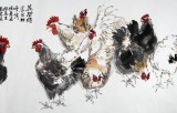 【已售】王向阳四尺精品《花间得食自相呼》 中国美术家协会会员