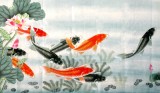 【已售】北京美协蒋文秀六尺《九如图》