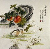 【已售】北京美协凌雪四尺斗方《安居乐业》