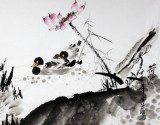 【已售】王宝钦四尺斗方作品《荷池》(询价)