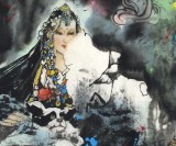 辽宁美协孤鸿四尺精品重彩《佛》