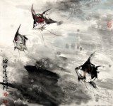 【已售】孤鸿三尺斗方鱼《神仙生活》