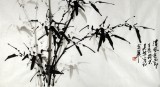 【已售】章昊然三尺翠竹国画《清风亮节》