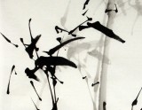 【已售】章昊然四尺斗方墨竹《风中劲节》