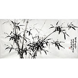 章昊然四尺墨竹《清风亮节》