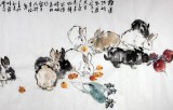 【已售】著名画家王向阳四尺国画《留于人间丰收年》(询价)