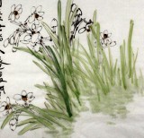 【已售】黄云鸿四尺斗方作品《兰花》