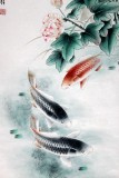【已售】河南美协董书林三尺国画《富贵有余》