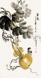 王宝钦三尺写意葫芦《秋趣》(询价)