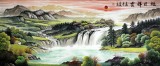 【已售】宁良成精品小八尺聚宝盆《旭日祥云》