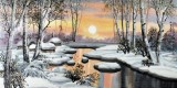 【已售】冰雪画派著名画家高宏四尺《瑞雪丰年》