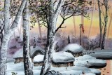 【已售】冰雪画派著名画家高宏四尺《瑞雪丰年》