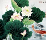 【已售】董书林六尺风水国画《和风清远送九如》