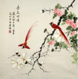 【已售】北京美协凌雪四尺斗方《春花烂漫》